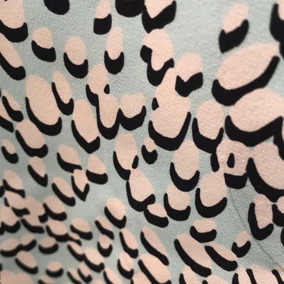 Diane Von Furstenberg Dress Squaretan Womens Petite Small Blue Tunic Boho - Picture 3 of 8